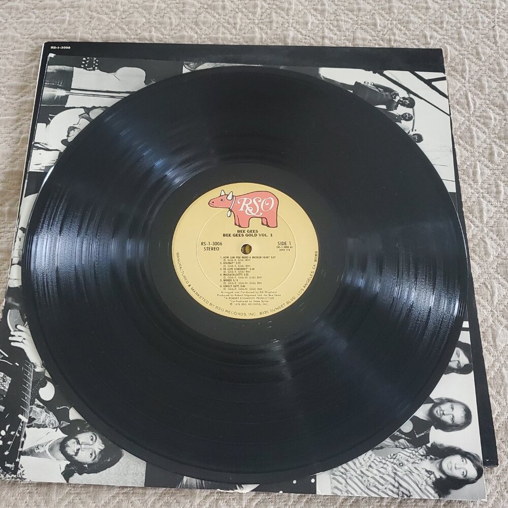 Bee Gees ‎Gold Volume One Vol 1 Vinyl LP Album 1976 RSO ‎Record RS-1-3006 TESTED - Picture 5 of 8